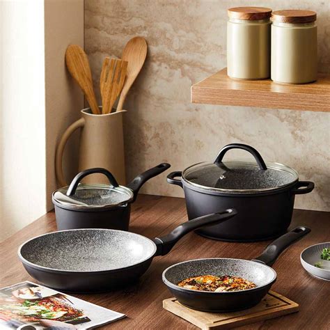 baccarat stone cookware set 4 piece|Baccarat STONEX2 4 Piece Ceramic Non Stick Cookware Set.